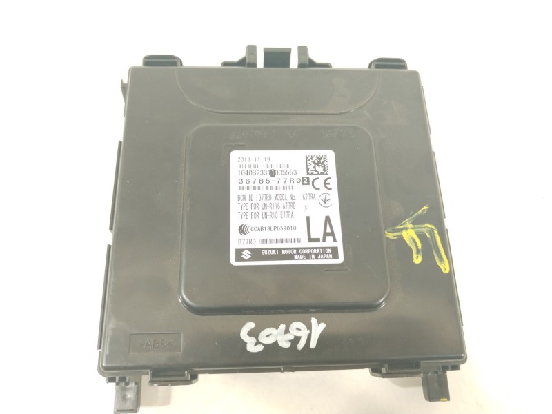Recambio de modulo electronico para suzuki jimny todo terreno, cerrada (a6g) 1.5 allgrip referencia OEM IAM 3678577R  