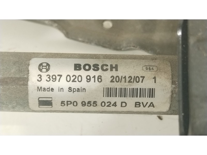 Recambio de motor limpia delantero para seat altea xl (5p5) family referencia OEM IAM 5P0955024D 5P0955120B 3397020916