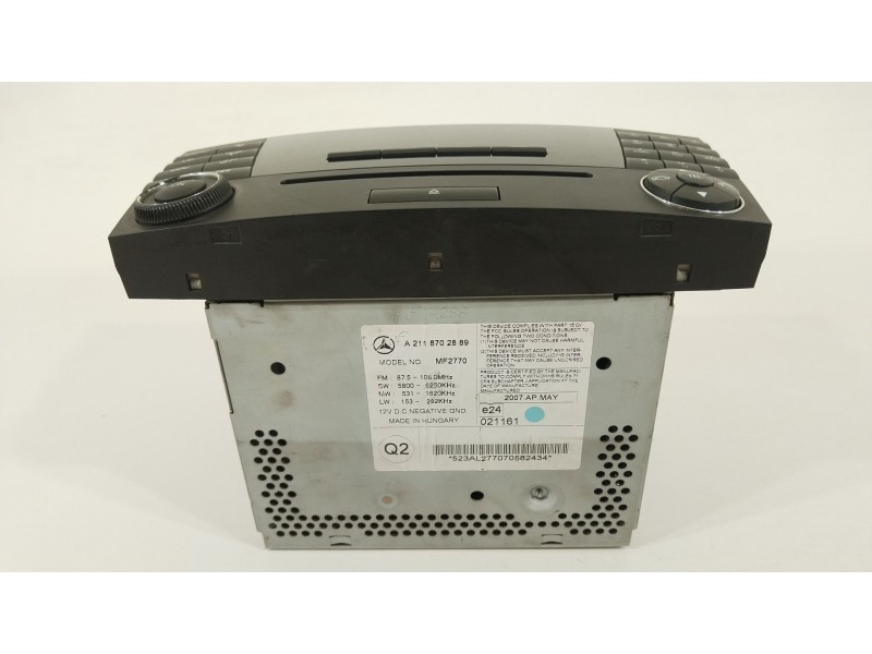 Recambio de sistema audio / radio cd para mercedes-benz cls (c219) cls 350 (219.357) referencia OEM IAM A2118702889  
