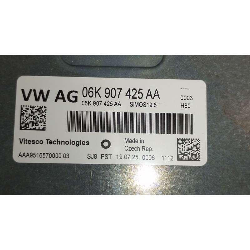 Recambio de centralita motor uce para cupra leon (kl1, ku1, kug) 2.0 tsi referencia OEM IAM 06K907425AA  