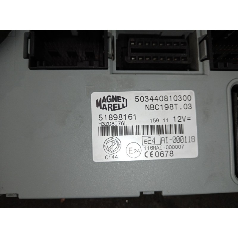 Recambio de modulo electronico para fiat bravo ii (198_) 1.6 d multijet (198axh1b) referencia OEM IAM 51898161 503440810300 