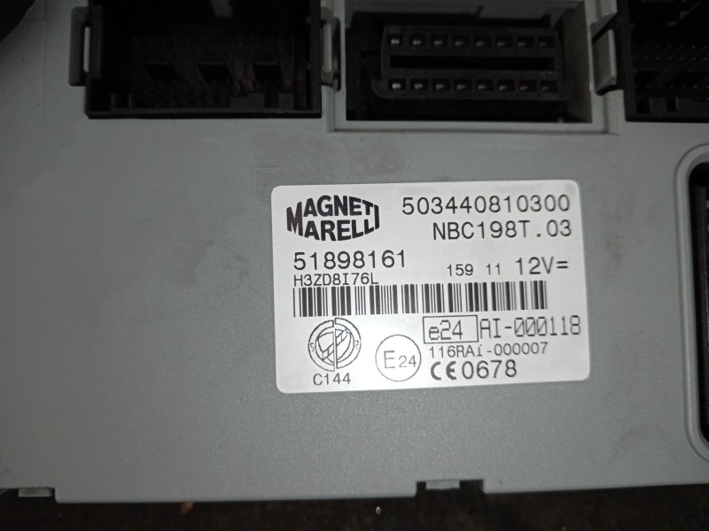 Recambio de modulo electronico para fiat bravo ii (198_) 1.6 d multijet (198axh1b) referencia OEM IAM 51898161 503440810300 