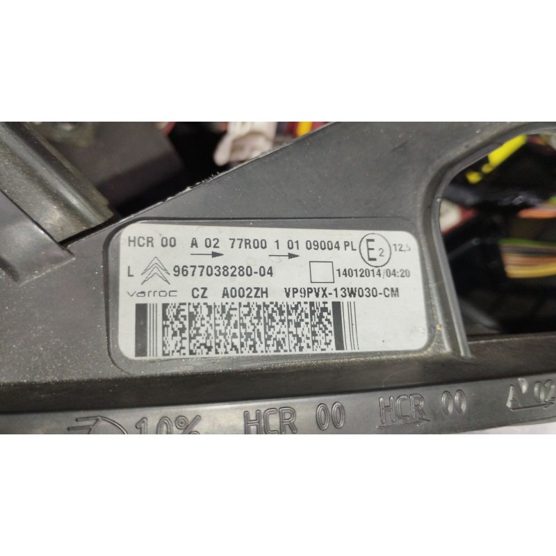 Recambio de faro izquierdo para citroën ds3 (sa_) 1.2 vti 82 referencia OEM IAM 9677038280 9673814980 9673815080