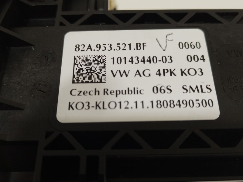Recambio de mando intermitentes para audi q2 (gab, gag) 35 tfsi referencia OEM IAM 82A953521BF  