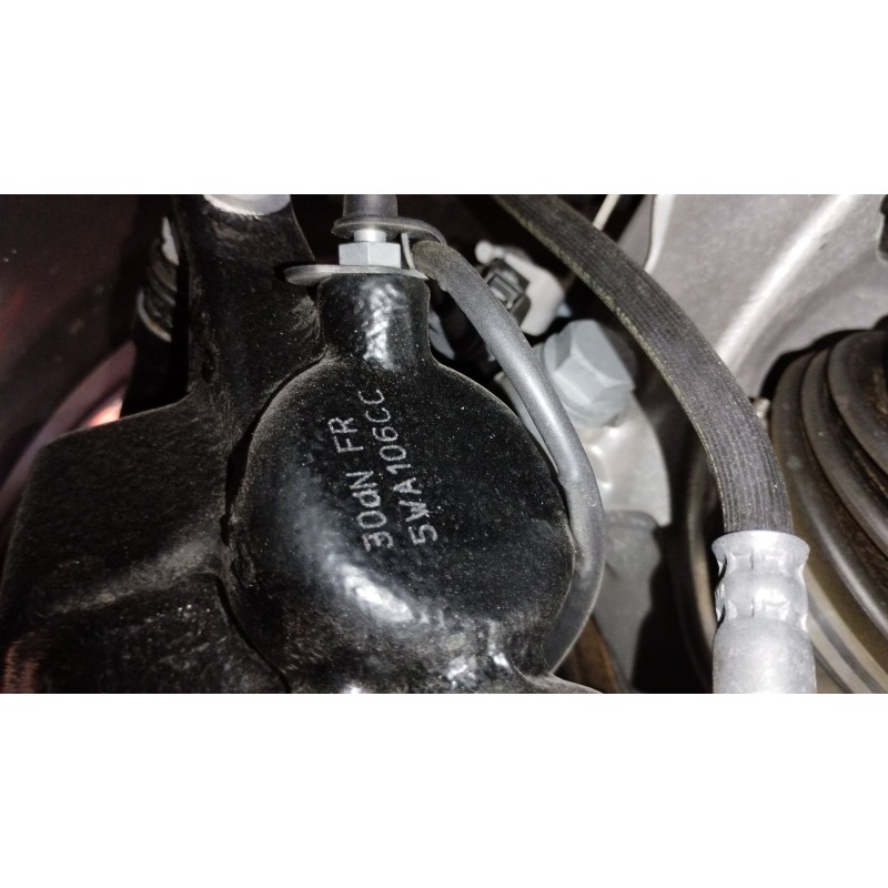 Recambio de pinza freno delantera derecha para cupra leon (kl1, ku1, kug) 2.0 tsi referencia OEM IAM 5WA106CC  