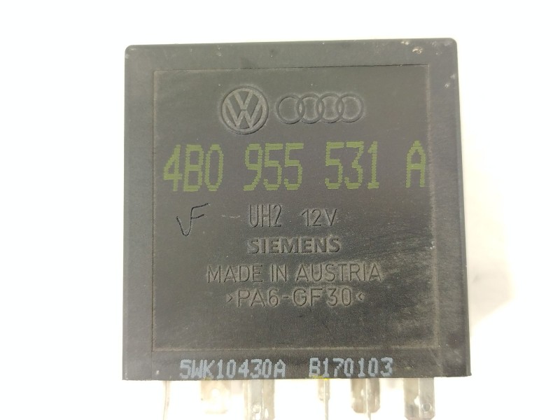 Recambio de rele para seat toledo ii (1m2) 1.9 tdi referencia OEM IAM 4B0955531A 5WK10430A 