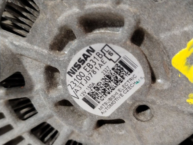 Recambio de alternador para nissan pathfinder iii (r51) 2.5 dci referencia OEM IAM 23100EB31B A3TJ0781AE 