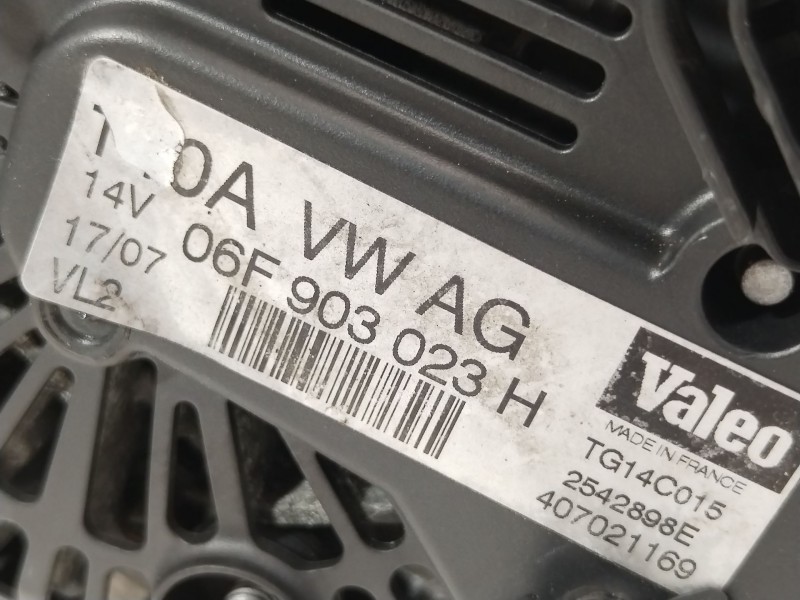 Recambio de alternador para audi a4 b7 (8ec) 2.0 tdi quattro referencia OEM IAM 06F903023H TG14C015 