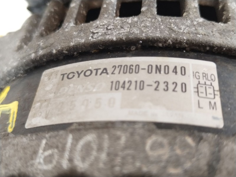 Recambio de alternador para toyota auris (_e15_) 1.4 d-4d (nde150_) referencia OEM IAM 270600N040 1042102320 