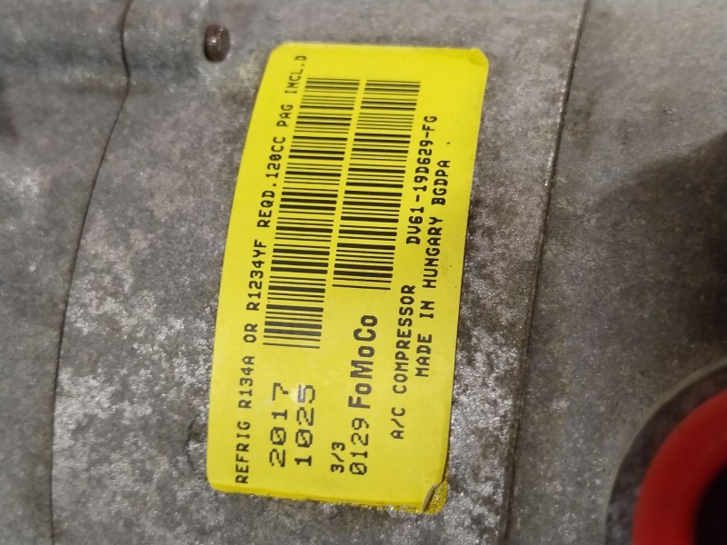 Recambio de compresor aire acondicionado para ford focus iv (hn) 1.0 ecoboost referencia OEM IAM DV6119D629FG  