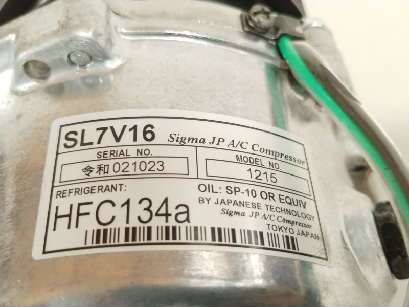 Recambio de compresor aire acondicionado para seat toledo ii (1m2) 1.6 referencia OEM IAM 1J0820803L SL7V16 1A2730850403