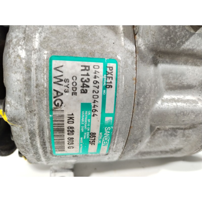 Recambio de compresor aire acondicionado para volkswagen golf v (1k1) 1.9 tdi referencia OEM IAM 1K0820803G PXE16 