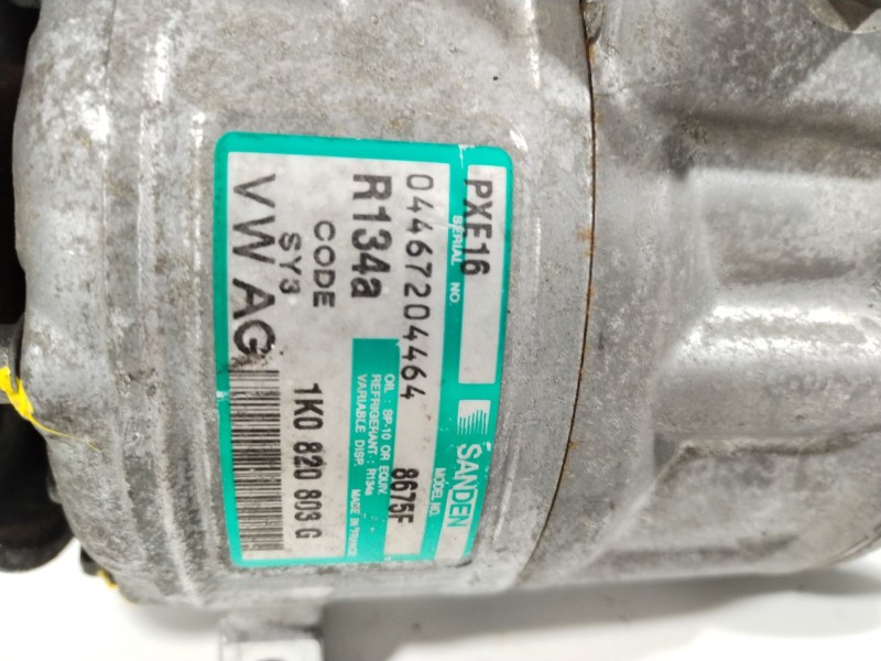 Recambio de compresor aire acondicionado para volkswagen golf v (1k1) 1.9 tdi referencia OEM IAM 1K0820803G PXE16 