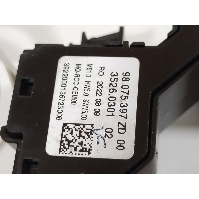 Recambio de mando multifuncion para citroën jumpy iii furgoneta (v_) 1.5 bluehdi 120 referencia OEM IAM 98075397ZD  