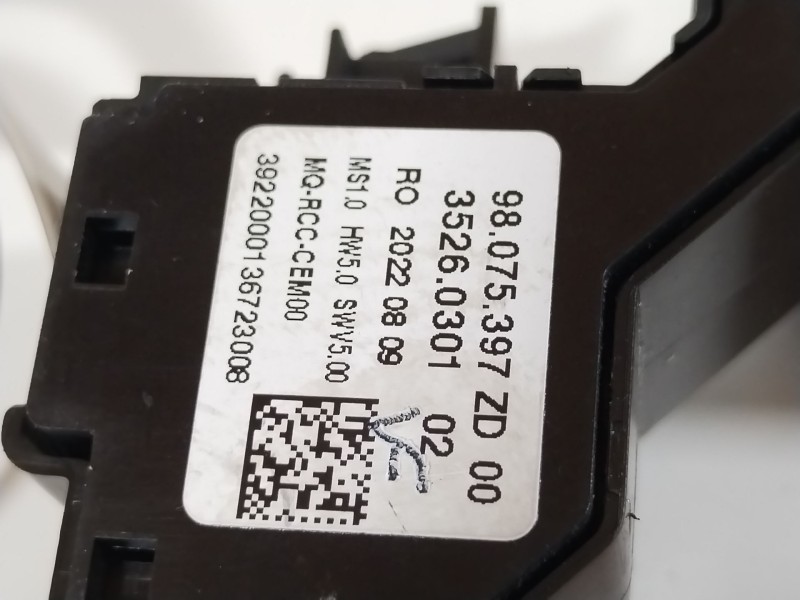 Recambio de mando multifuncion para citroën jumpy iii furgoneta (v_) 1.5 bluehdi 120 referencia OEM IAM 98075397ZD  