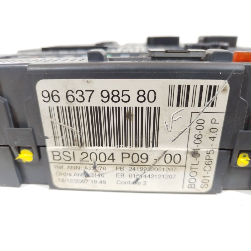 Recambio de caja reles / fusibles para citroën c4 i (lc_) 1.6 hdi referencia OEM IAM 9663798580 BSI2004P09 