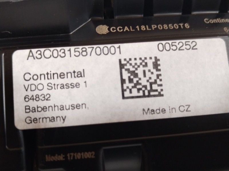 Recambio de cuadro instrumentos para audi a1 sportback (gba) 30 tfsi referencia OEM IAM 82A920710A  