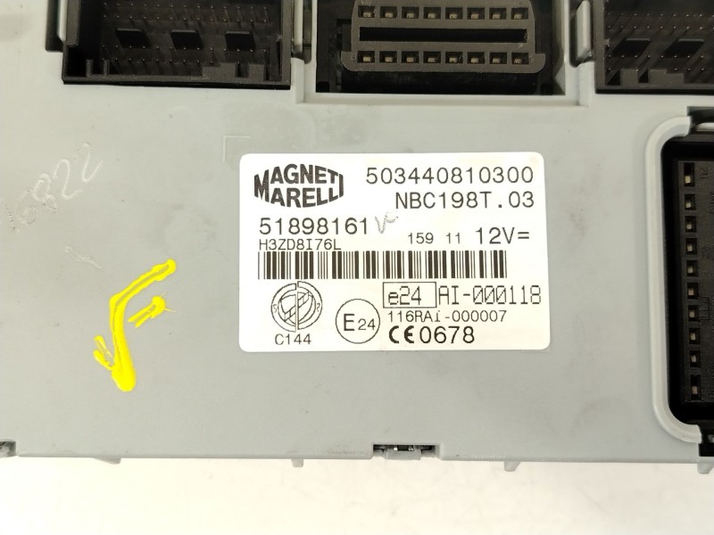 Recambio de modulo electronico para fiat bravo ii (198_) 1.6 d multijet (198axh1b) referencia OEM IAM 51898161 503440810300 