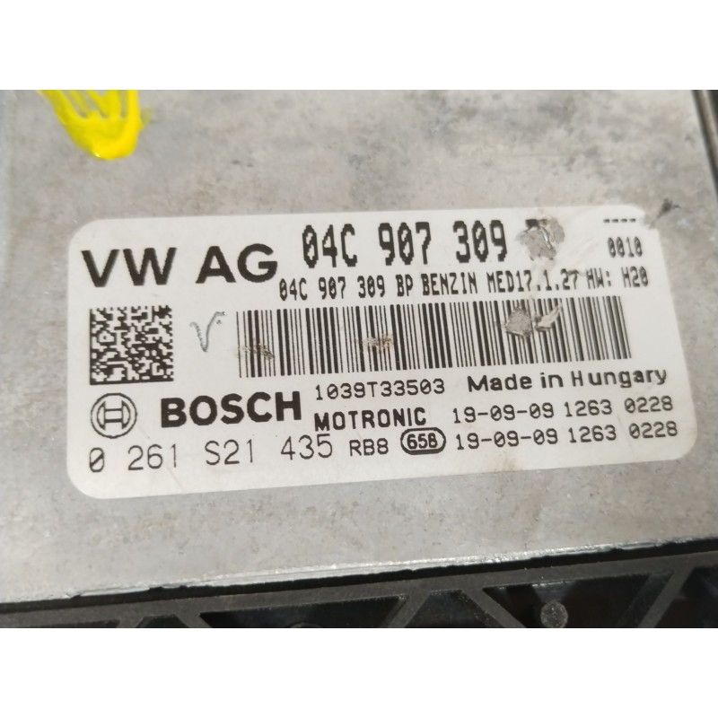 Recambio de centralita motor uce para audi a1 sportback (gba) 30 tfsi referencia OEM IAM 04C907309BP 0261S21435 