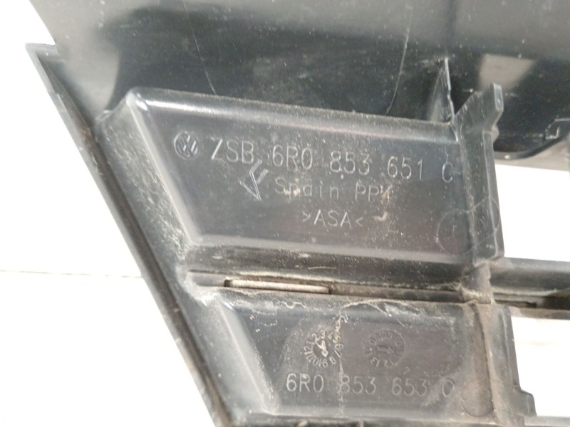 Recambio de rejilla delantera para volkswagen polo v (6r1, 6c1) 1.2 tsi referencia OEM IAM 6R0853651C 6R0853653C 6R0853600A