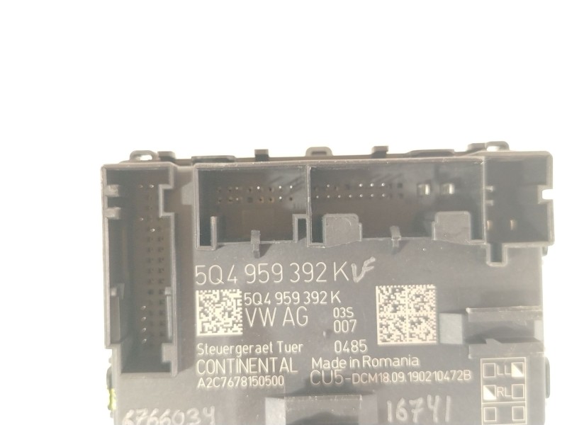 Recambio de modulo confort para audi a1 sportback (gba) 30 tfsi referencia OEM IAM 5Q4959392K  