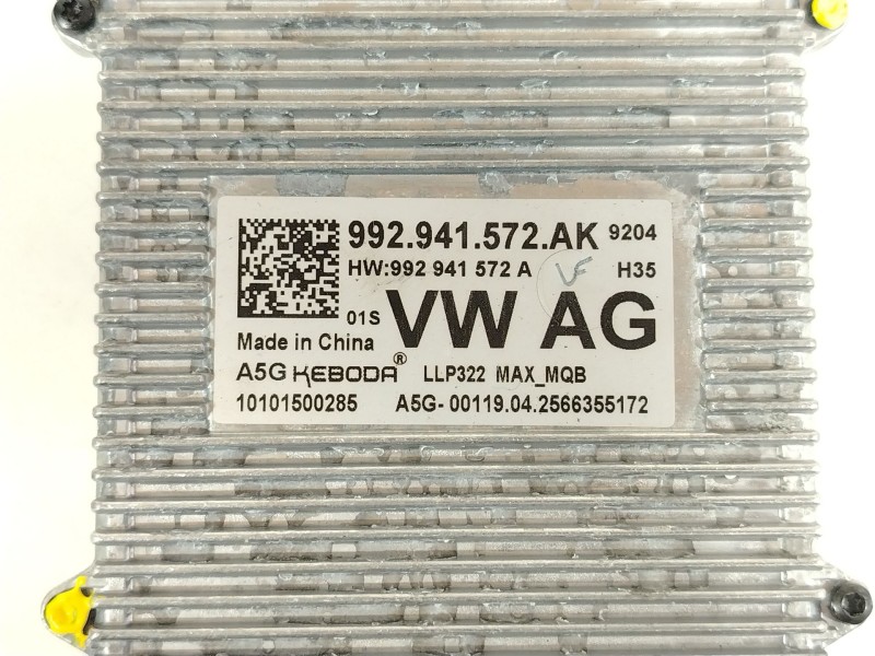 Recambio de centralita faros xenon para cupra leon (kl1, ku1, kug) 2.0 tsi referencia OEM IAM 992941572AK 992941572A 
