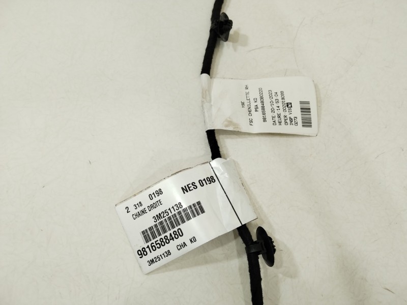 Recambio de cable para peugeot traveller autobús (v_) 2.0 bluehdi 145 referencia OEM IAM 9816588480 3M251138 