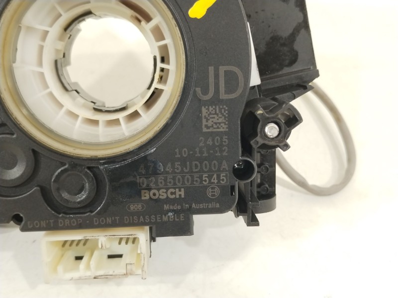 Recambio de anillo airbag para nissan qashqai i (j10, nj10) 1.5 dci referencia OEM IAM B5567JG490 47945JD00A 