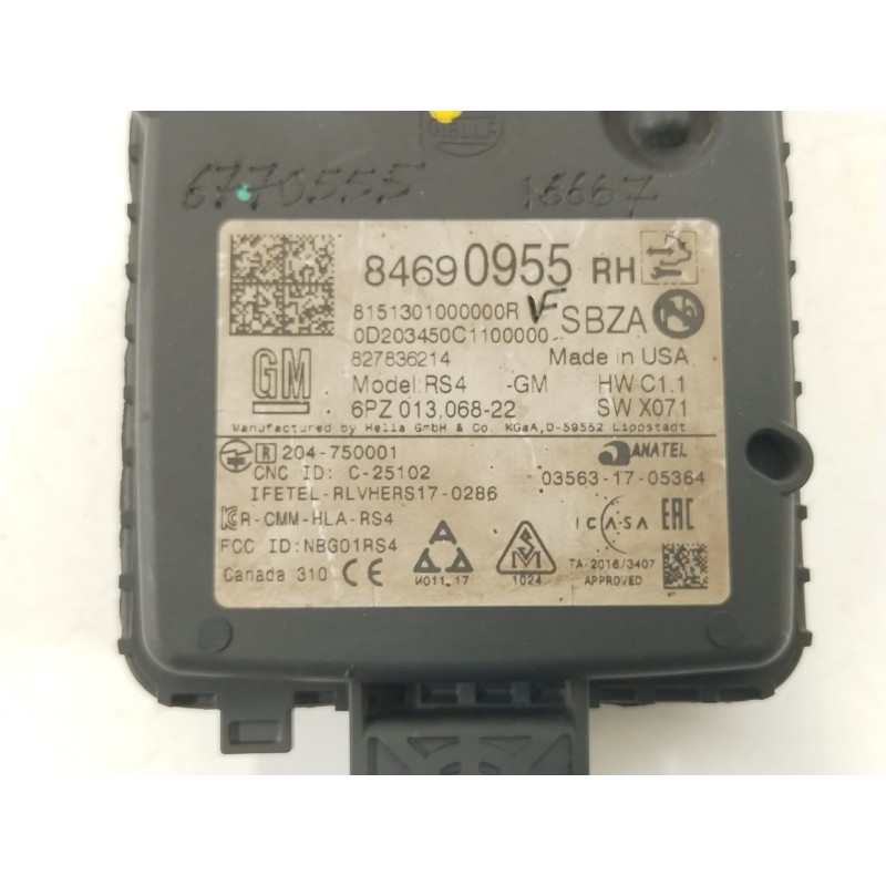 Recambio de sensor para opel insignia b grand sport (z18) 2.0 turbo referencia OEM IAM 84690955  