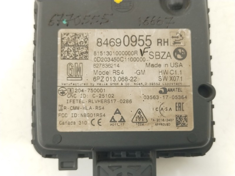 Recambio de sensor para opel insignia b grand sport (z18) 2.0 turbo referencia OEM IAM 84690955  