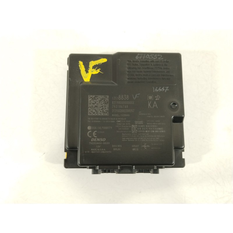 Recambio de modulo electronico para opel insignia b grand sport (z18) 2.0 turbo referencia OEM IAM 13518838  