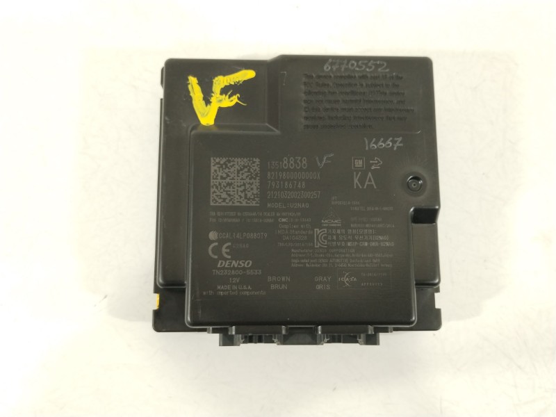 Recambio de modulo electronico para opel insignia b grand sport (z18) 2.0 turbo referencia OEM IAM 13518838  