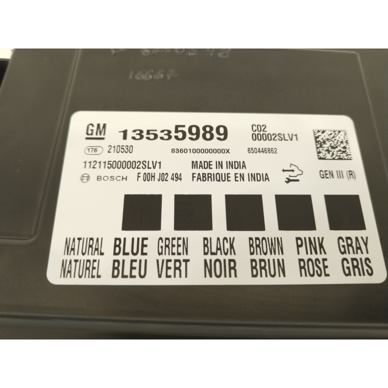 Recambio de modulo electronico para opel insignia b grand sport (z18) 2.0 turbo referencia OEM IAM 13535989  