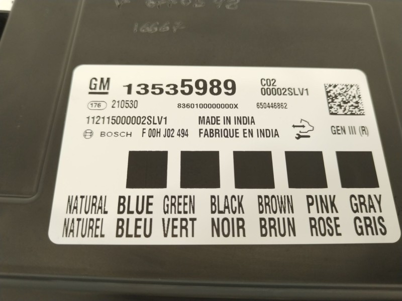 Recambio de modulo electronico para opel insignia b grand sport (z18) 2.0 turbo referencia OEM IAM 13535989  