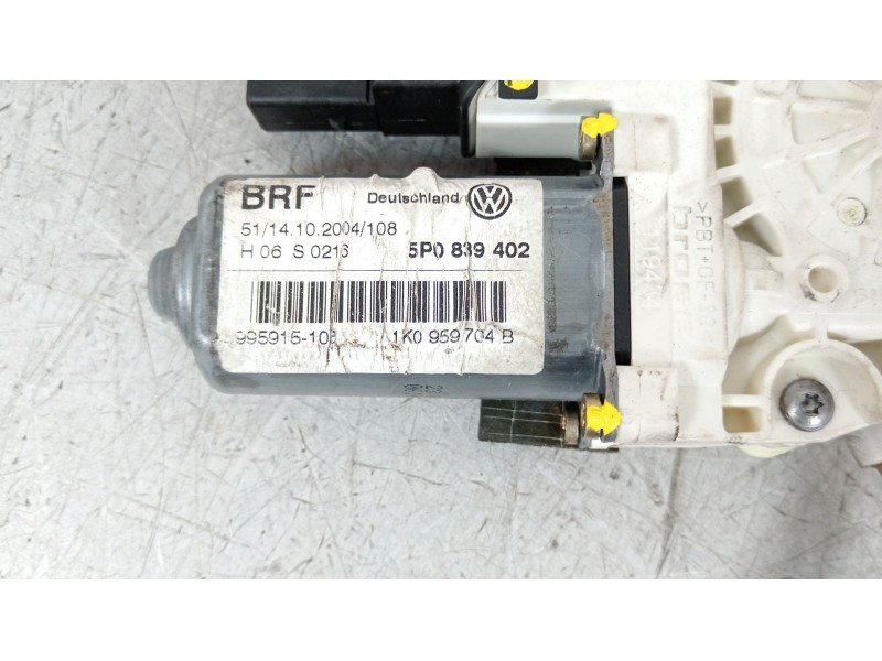 Recambio de elevalunas delantero derecho para seat leon (1p1) 1.9 tdi referencia OEM IAM 1P0837402M 1T0959702AB 3C0959792