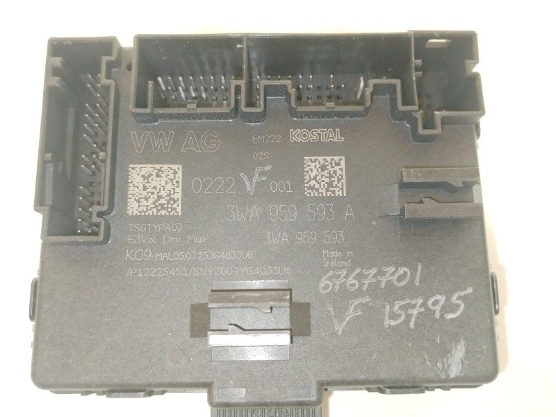 Recambio de modulo electronico para cupra leon (kl1, ku1, kug) 2.0 tsi referencia OEM IAM 3WA959593A  
