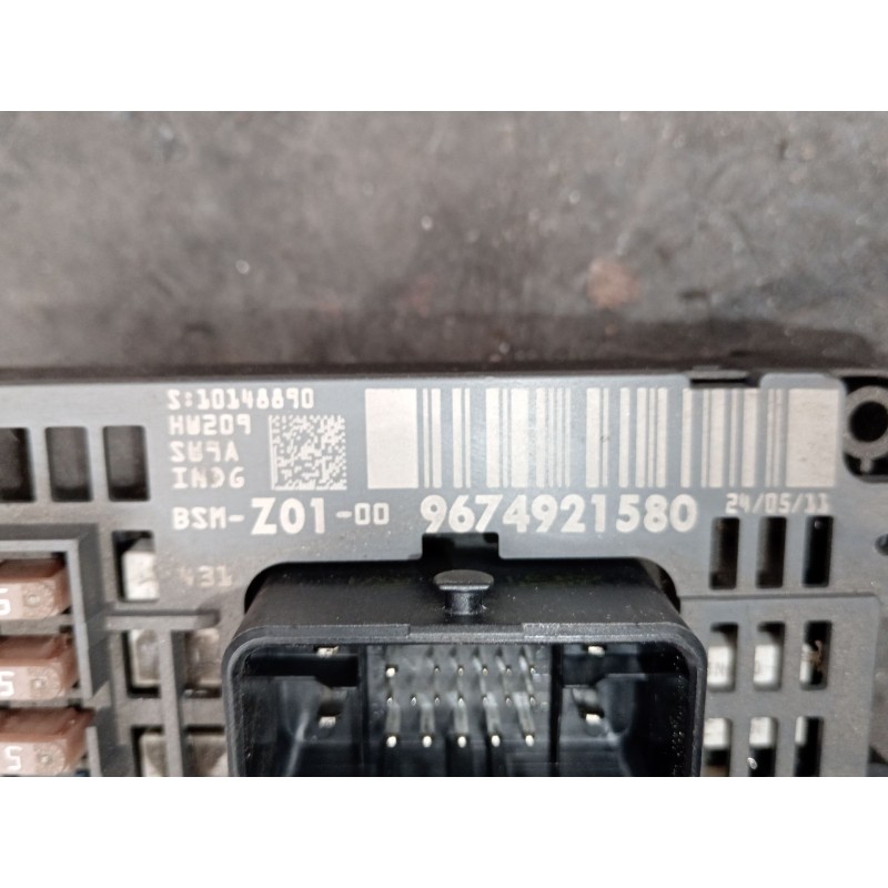 Recambio de caja reles / fusibles para citroën ds4 (nx_) 1.6 hdi 110 referencia OEM IAM 9674921580  