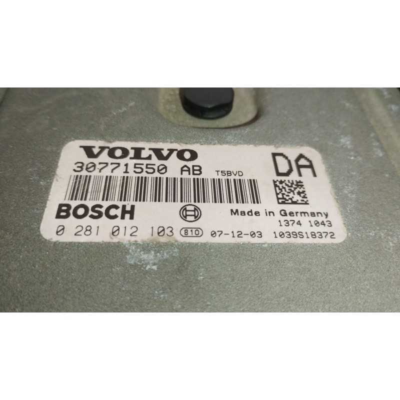 Recambio de centralita motor uce para volvo xc90 i (275) d5 awd referencia OEM IAM 30771550 0281012103 30771550AB