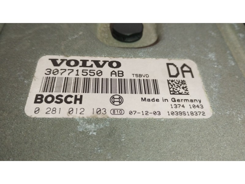 Recambio de centralita motor uce para volvo xc90 i (275) d5 awd referencia OEM IAM 30771550 0281012103 30771550AB