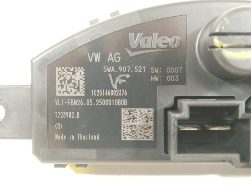 Recambio de resistencia calefaccion para cupra leon (kl1, ku1, kug) 2.0 tsi referencia OEM IAM 5WA907521  