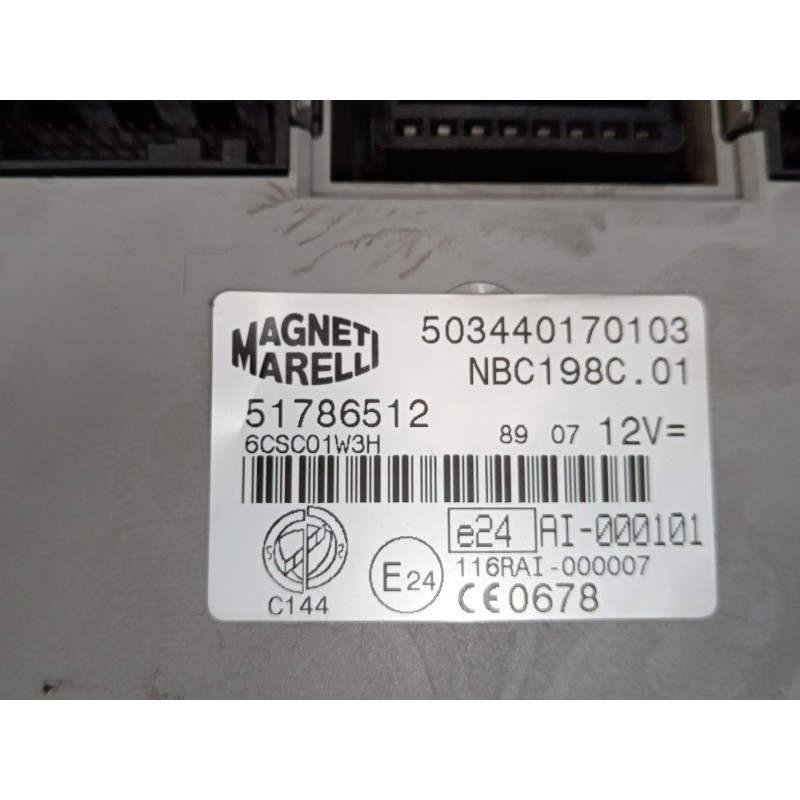 Recambio de modulo electronico para fiat bravo ii (198_) 1.9 d multijet (198axb1a) referencia OEM IAM 51786512 503440170103 