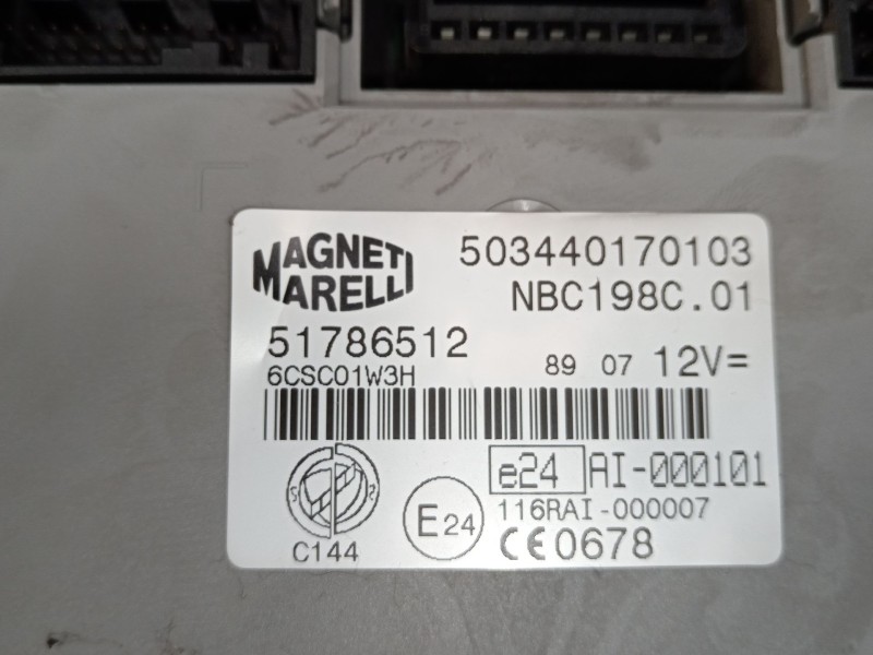 Recambio de modulo electronico para fiat bravo ii (198_) 1.9 d multijet (198axb1a) referencia OEM IAM 51786512 503440170103 