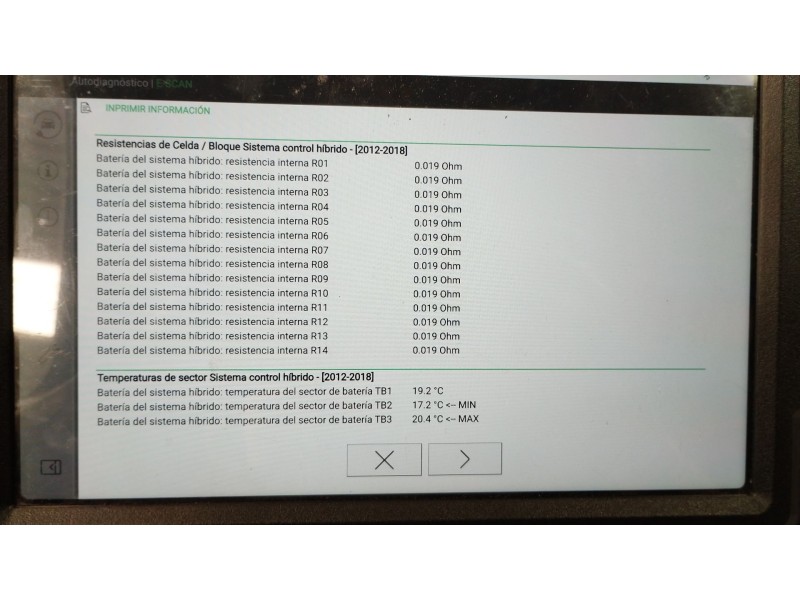 Recambio de bateria para toyota auris station wagon (_e18_) 1.8 hybrid (zwe186_) referencia OEM IAM G951012020  
