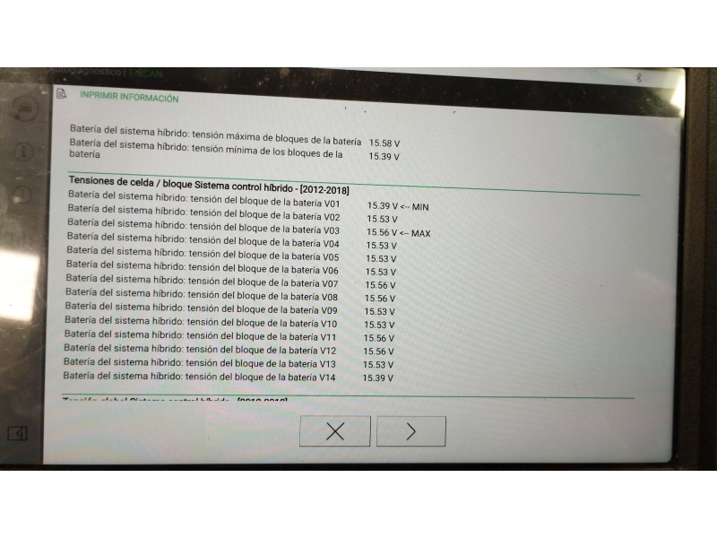 Recambio de bateria para toyota auris station wagon (_e18_) 1.8 hybrid (zwe186_) referencia OEM IAM G951012020  