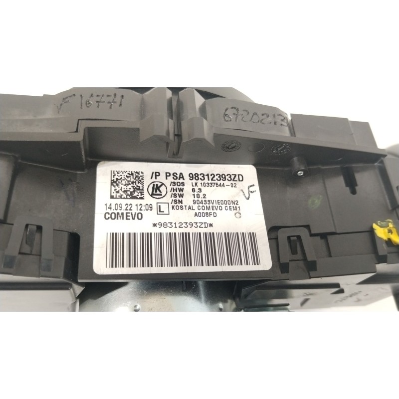 Recambio de mando luces para citroën jumpy iii furgoneta (v_) 1.5 bluehdi 120 referencia OEM IAM 98312393ZD  