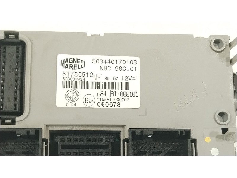 Recambio de modulo electronico para fiat bravo ii (198_) 1.9 d multijet (198axb1a) referencia OEM IAM 51786512 503440170103 