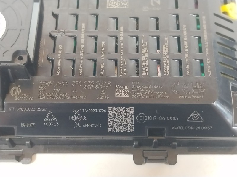 Recambio de modulo electronico para cupra leon (kl1, ku1, kug) 2.0 tsi referencia OEM IAM 3P0035502B  