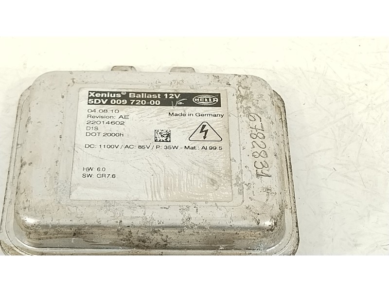 Recambio de centralita faros xenon para opel astra j (p10) 2.0 cdti (68) referencia OEM IAM 5DV009720 5DV00972000 