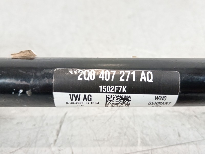Recambio de transmision delantera izquierda para seat ibiza (kj1) fr ib referencia OEM IAM 2Q0407271AQ  