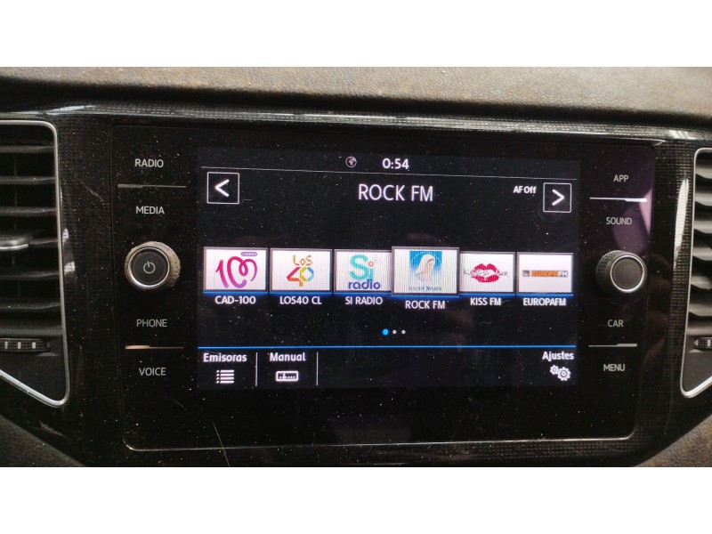 Recambio de pantalla multifuncion para volkswagen golf vii sportsvan advance referencia OEM IAM 5G6919605A  